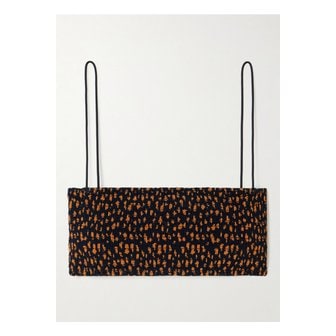 토템 셔링 프린트  비키니 탑 브라운 1647597325595317