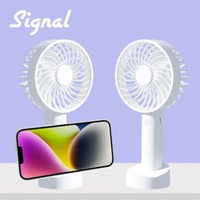 선풍기 C타입 탁상 LED 핸드폰 휴대용 지원 3단 겸용