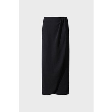IRO BEYA 슬릭 랩 스커트 IOKAS25101BKX