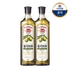 [사조]해표 압착 올리브유 900ml x2병