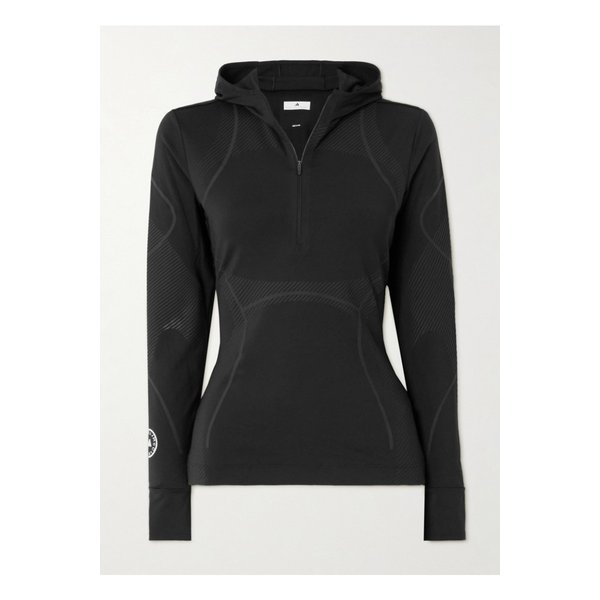 바이스텔라매카트니 스트레치 셸 후드 재킷 블랙 1647597343818689