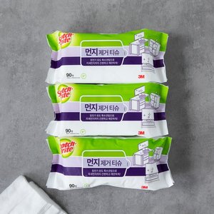 3M *3M 먼지제거티슈 90매x3팩_RRP