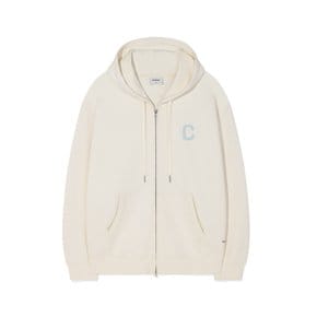 C 로고 후드집업 아이보리 CO2601HZ01IV