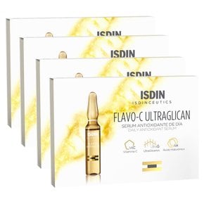 스페인 내수용 ISDIN 이스딘 플라보 C 울트라글리칸 앰플 2ml 30입 4팩