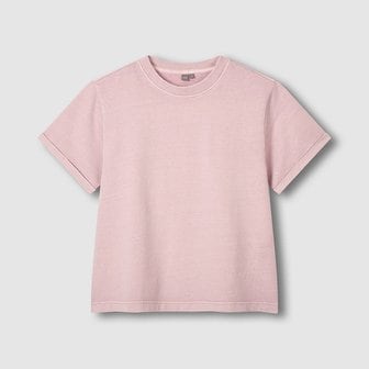 JAJU 여 워싱 반팔 티셔츠 J116201079064