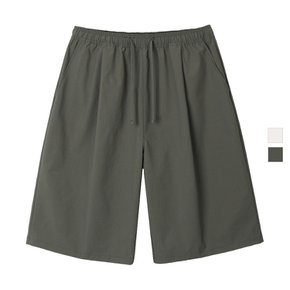 ODDOZ 남녀공용 러기드 원턱 우븐 버뮤다 쇼츠 Model No_OD160