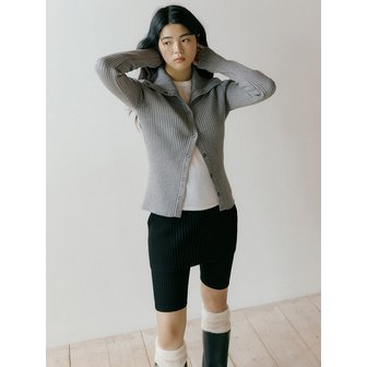 베르브 [리퍼브] skirt knit pants 214 (black)