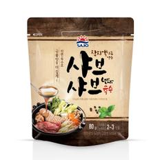 사조 샤브샤브육수 80g 2개