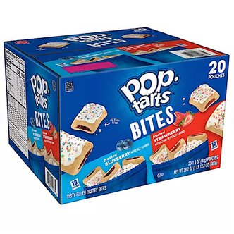  팝타르트 프로스티드 바이트 딸기 블루베리맛 페스츄리 PopTarts Bite Variety Pack 20개입