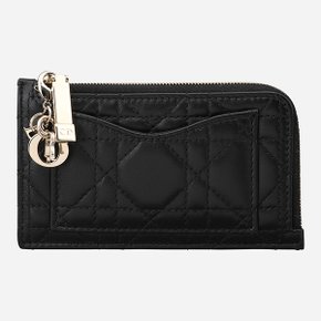 [시흥점] [디올]6S S0965ONMJ 900 레이디 디올 컴팩트 지퍼 카드 지갑 블랙