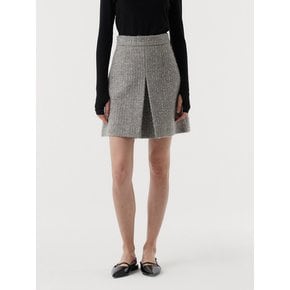 MEY TWEED SKIRT (GREY)