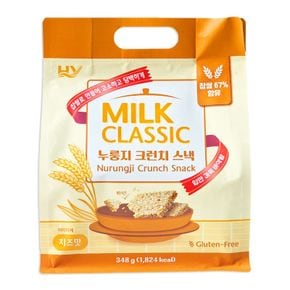 밀크 클래식 누룽지 크런치 스낵 치즈맛 348g[36066606]
