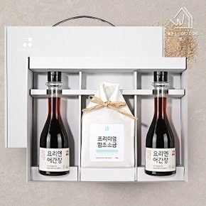 프리미엄 소금 혼합 선물세트 2호(함초400g,어간장250x2)