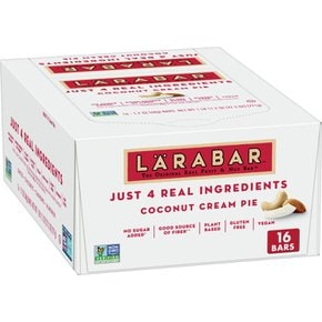 [해외직구] Larabar  Larabar  코코넛  크림  파이  글루텐  프리  식물성  과일  &  너트  바  16  캡슐