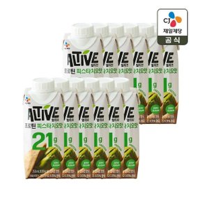 얼티브 제로슈가 프로틴 식물성 고단백 단백질 쉐이크 피스타치오 250ml x12개