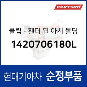 클립-휀다 휠 아치 몰딩 (1420706180L) 넥쏘, 투싼 현대모비스부품몰