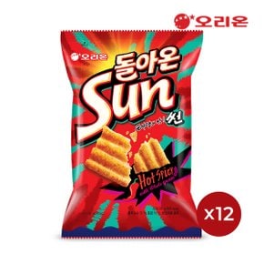 오리온 태양의맛 썬 핫스파이시맛 M 80g x 12개