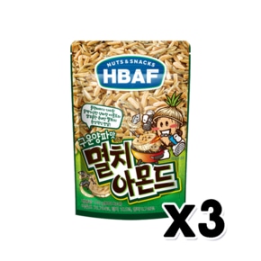 바프 멸치아몬드 구운양파맛 견과류안주 100g x 3개