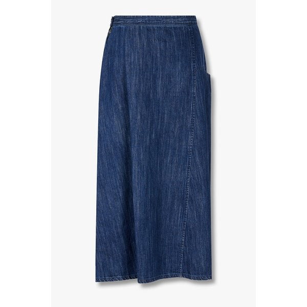 [Y`s]애시메트릭 심 데님 스커트 6615316201000