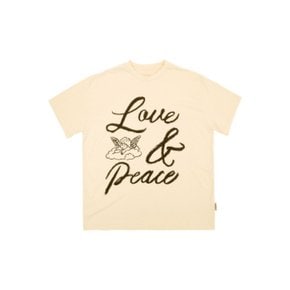 Love&Peace T-Shirts, Ivory