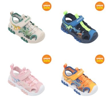 다이노솔즈 25년 S/S 신상  LED  티렉스 피나클스 샌들 DNKCF2TSPN11 공룡 운동화