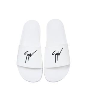 FW21 [Giuseppe Zanotti] Flat shoes RUBBER SLIDE SANDALS WHITE RU10034_001