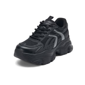 본사 소가죽 스니커즈 블랙, U25001 BLACK (6cm)