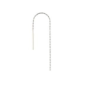 루메 옐로블랙 이어링 13cm(1pc), Lume Yellow&Black Earring 13cm, 14k yellow gold, black gold