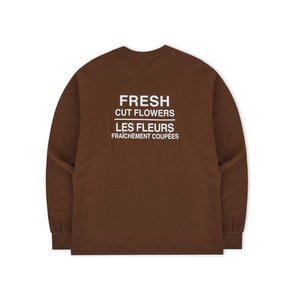 FRESH FLOEWR LONG SLEEVE (BROWN)