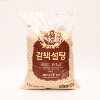  CJ 갈색 설탕 3kg