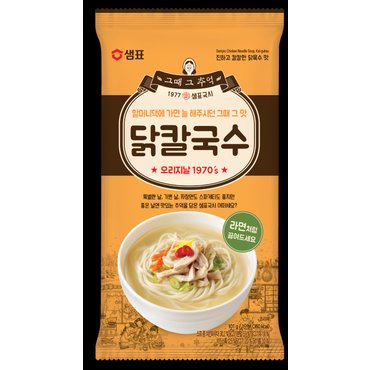 샘표 닭칼국수 101g