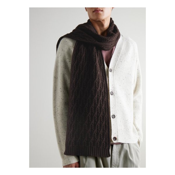 미스터 피 케이블 니트 울 스카프 46376663162914502