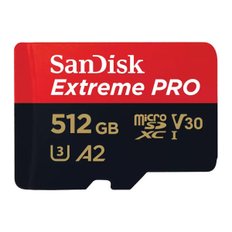 마이크로 SD 카드 SDXC  UHS-I 익스트림 프로 QXCD 512GB