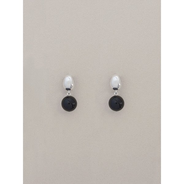 Black Gemstone Earrings