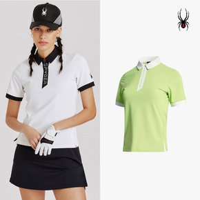 [스파이더 본사] 여성 골프 프로웹 칼라 티셔츠 SPIMCNTS291W