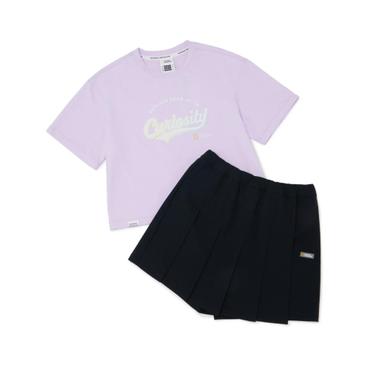 내셔널지오그래픽키즈 K252GPB020 여아 4부 상하 SET LAVENDER