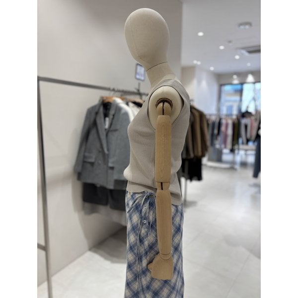 [부산점] 스퀘어넥 나시 니트 (NJK6MP497)