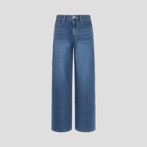 26S/S  BF6221C75R 와이드 뒷밴딩 데님 팬츠 - 네이비 GN