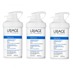 [해외직배송] 유리아쥬 제모스 끄렘 에몰리앙뜨 400ml x 3개 세트