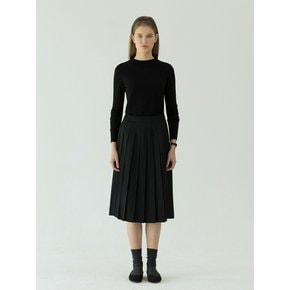 Classic pleated skirt (Dark navy)