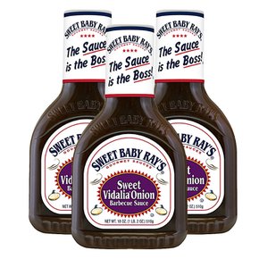 스윗베이비레이 스위트 비달리아 어니언 바베큐 소스 Sweet Vidalia Onion Barbecue Sauce 18oz 3개