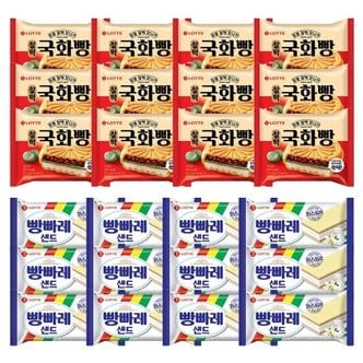  국화빵 찰떡 12개+ 빵빠레 샌드 12개