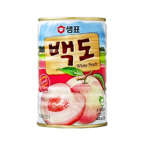 백도 400g 잘익은 복숭아 통조림