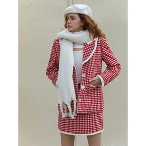 DD_Clueless style check jacket_RED