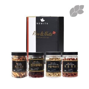 견과 선물세트 B (믹스너트250g+건크랜베리250g+구운캐슈넛250g+볶음땅콩250g)