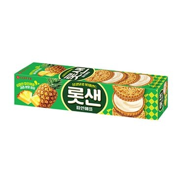  롯데샌드 롯샌 파인애플 105g 30각