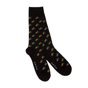 [Swole Panda] Black Bicycle Socks_SP329