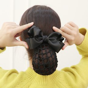 Handmade 달샤벳 머리망 승무원 간호사 면접 머리망핀