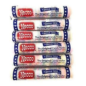 6개세트 original Necco Wafers Original Assorted Candy Rolls 2oz