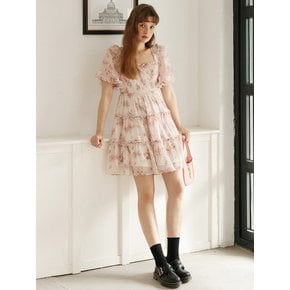 DD_Floral chiffon cake dress